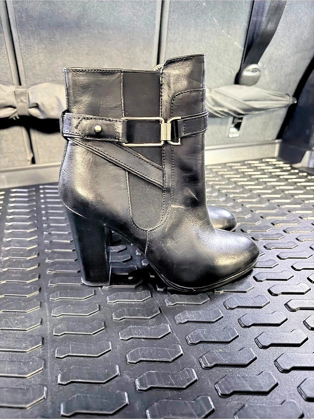 ALDO Black Heeled Ankle Boots